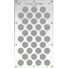 Capital Plastics - Franklin Half Dollars 1948-1963D Capital Plastics - Franklin Half Dollars 1948-1963D