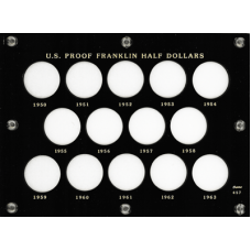 Capital Plastics - US Proof Franklin Half Dollars 1950-1963 - Bl Capital Plastics - US Proof Franklin Half Dollars 1950-1963 - Bl