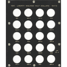 Capital Plastics - Liberty Walking Half Dollars 1941-1947D Capital Plastics - Liberty Walking Half Dollars 1941-1947D