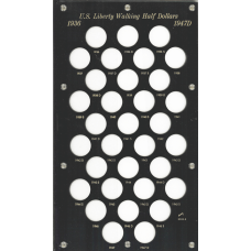 Capital Plastics - US Liberty Walking Half Dollar 1936-1947D Capital Plastics - US Liberty Walking Half Dollar 1936-1947D