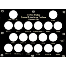 Capital Plastics - Susan B Anthony - Complete Set - Black