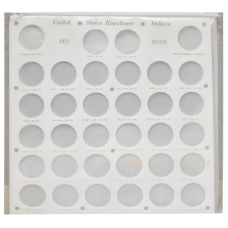 Capital Plastics - Complete Eisenhower Dollars -2 Reverses-White
