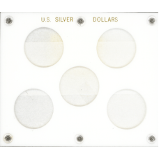 Capital Plastics - US Silver Dollars - Blank - White