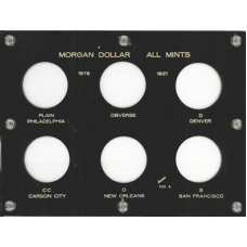 Capital Plastics - Morgan Dollar All Mints 1878-1921 +1 Reverse