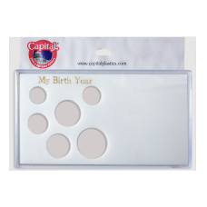 Capital Plastics - My Birth Year Coins (Small $, .50, .25, .10,