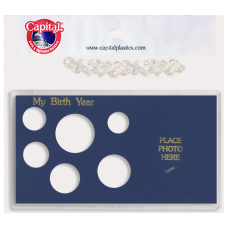 Capital Plastics - My Birth Year Coins (Small $, .50, .25, .10,