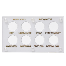 Capital Plastics - US Type Quarters - Pre 29 Bust through Wash