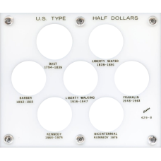 Capital Plastics - US Type Half Dollars - Bust through Kennedy