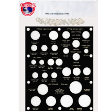 Capital Plastics - 19th Century Type Coins - 27 Slots Capital Plastics - 19th Century Type Coins - 27 Slots