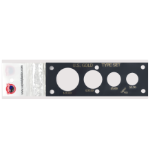 Capital Plastics Gold Type Set 20, 10, 5, & 2.50