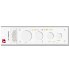 Capital Plastics - Gold Type Set 20, 10, 5, & 2.50 Capital Plastics - Gold Type Set 20, 10, 5, & 2.50