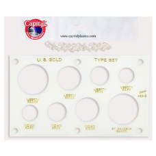 Capital Plastics - Gold Type Set Lib. 20, 10, 5, 2.50