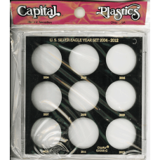 Capital Plastics - U.S. Silver Eagle Year Set 2004-2012