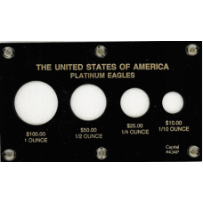 Capital Plastics - U.S. Platinum Eagles (1, 1/2, 1/4, 1/10 oz.)