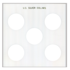 Capital Plastics - U.S. Silver Dollars 5 Ports - Blank