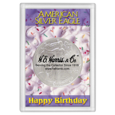 Frosty Case - 1 Hole - Silver Eagle - ASE -Happy Birthday HE Harris
