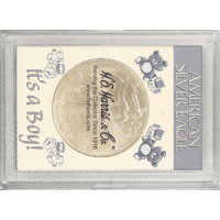 Frosty Case - 1 Hole - Silver Eagle - Its a Boy! Frosty Case - 1 Hole - Silver Eagle - Its a Boy!