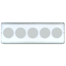 Whitman - 2x6 Nickel Strip 5 Hole Snaplock - 25ct Pack