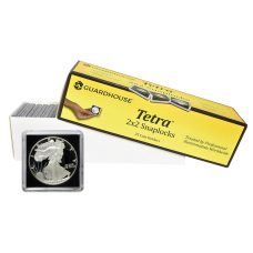 Guardhouse - 2x2 Silver Eagle Tetra Snaplock - 25 Pack Guardhouse - 2x2 Silver Eagle Tetra Snaplock - 25 Pack