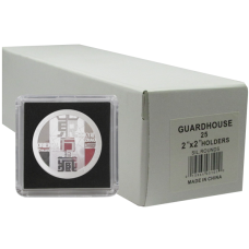 Guardhouse - 2x2 Silver Round Tetra Snaplock - 25 Pack