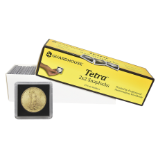 Guardhouse - 2x2 $20 Gold Tetra Snaplock - 25 Pack Guardhouse - 2x2 $20 Gold Tetra Snaplock - 25 Pack