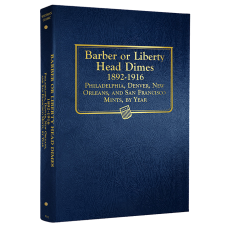 Whitman - Liberty Head Dimes 1892-1916 - Coin Album #9117