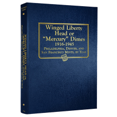 Whitman - Mercury Dimes 1916-1945 - Coin Album #9118