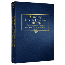 Whitman - Liberty Standing Quarters 1917-1930 - Coin Album #9121
