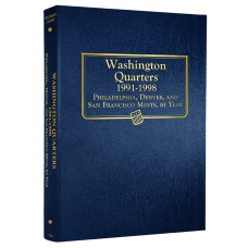 Whitman - Washington Quarters 1991-1998 - Coin Album #9123