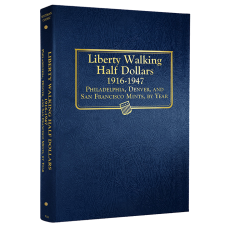 Whitman -Liberty Walking Half Dollars 1916-1947 Coin Album #9125