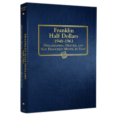Whitman - Franklin Half Dollars 1948-1963 - Coin Album #9126