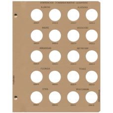 Dansco - 7143 - Statehood Quarters P and D Page 3 2003 P to 2004 D Dansco - 7143 - Statehood Quarters P and D Page 3 2003 P to 2004 D