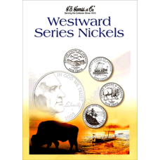 HE Harris & Co - Westward Series Nickels Folder 2004-2006 #3012