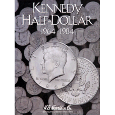 HE Harris - Kennedy Half Dollars #1 1964-1984 - Coin Folder