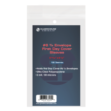 Shield Sleeve for #6 3/4 Envelope and First Day Covers -  Guardhouse ( 3 5/8 " x 6 1/2" )