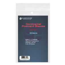 Shield Sleeve for Continental Post Cards - Guardhouse 4x6 - 100 pack