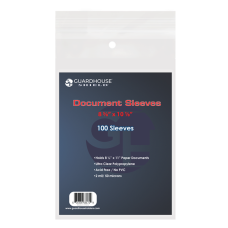 Shield Sleeve for Standard 8.5 x 11 Document - Guardhouse
