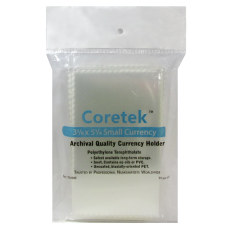 Coretek Small Currency Sleeve 5 1/4 x 3 1/8 - 50 pack