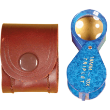 10x-Fancy Color Triplet Loupes - Blue 10x-Fancy Color Triplet Loupes - Blue