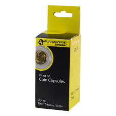 Guardhouse Round Coin Capsules - Dime Direct fit 10ct