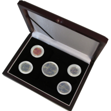 Guardhouse - Wood Box - 5 Capsules (4S,M) - Mint Set / Proof Set