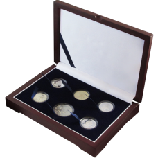 Guardhouse - Wood Box - 6 Capsules (5S,M) Mint Set / Proof Set Guardhouse - Wood Box - 6 Capsules (5S,M) Mint Set / Proof Set