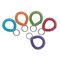 Key and Card Wrist Coils - Assorted Colors - MMF