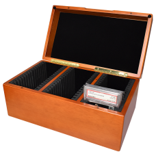 Wood Display Box for 45 PSA Graded Cards
