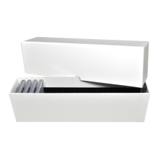 NGC and PCGS Slab Storage Box - Holds 20 Certified Coins (White)