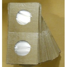 Cowens Mylar Cardboard Quarter 2x2's 100ct Pack