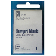 Showgard - 31x50mm Showgard Mounts - Pre-cut Singles (Black)