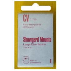 Showgard - 31x50mm Showgard Mounts - Pre-cut Singles (Clear)