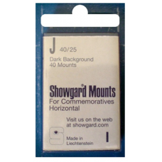 Showgard - 40x25mm Showgard Mounts - Pre-cut Singles (Black)
