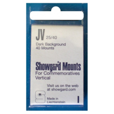 Showgard - 25x40mm Showgard Mounts - Pre-cut Singles (Black)